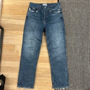 AGOLD Riley High Rise Straight Crop